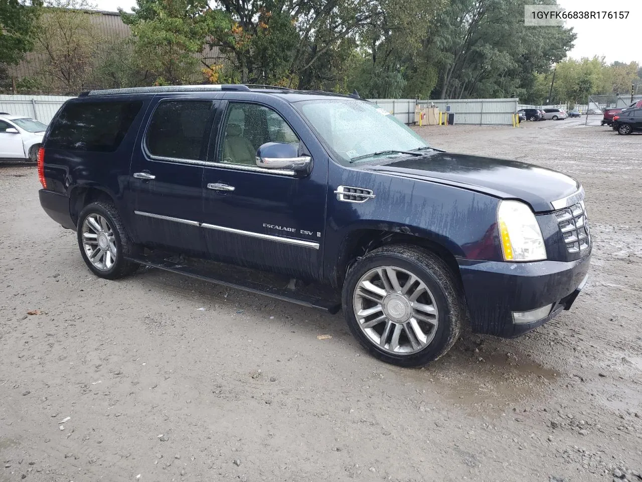 2008 Cadillac Escalade Esv VIN: 1GYFK66838R176157 Lot: 74621654