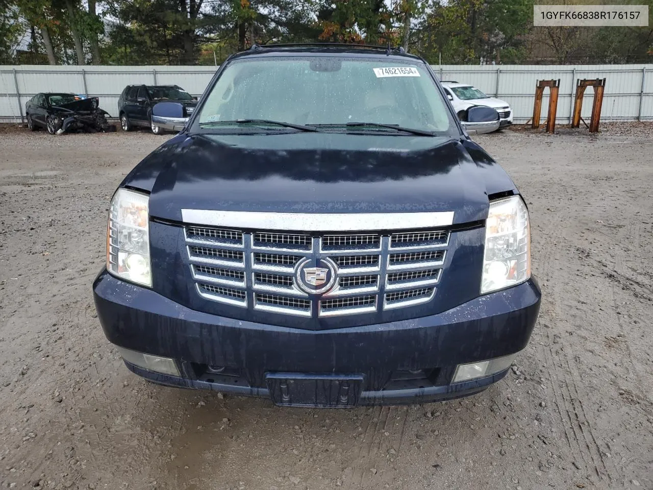 2008 Cadillac Escalade Esv VIN: 1GYFK66838R176157 Lot: 74621654