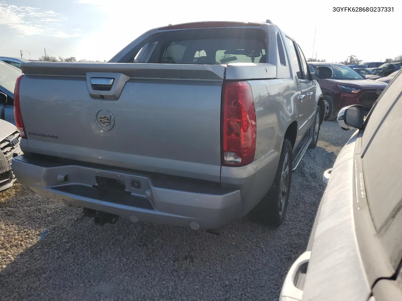 2008 Cadillac Escalade Ext VIN: 3GYFK62868G237331 Lot: 78209894