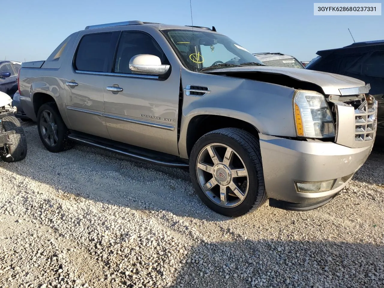 2008 Cadillac Escalade Ext VIN: 3GYFK62868G237331 Lot: 78209894