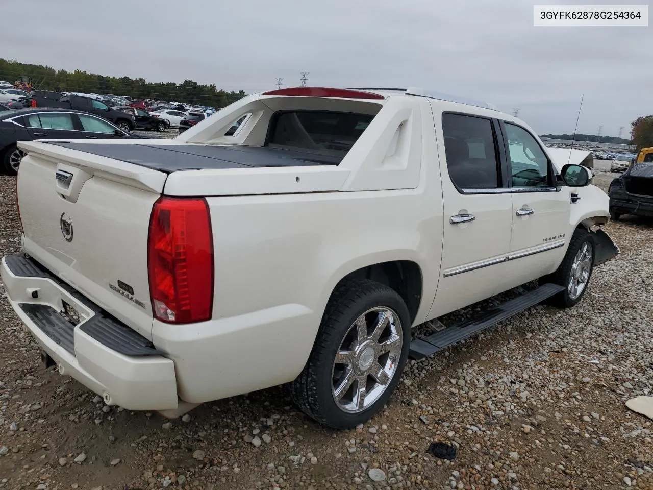 2008 Cadillac Escalade Ext VIN: 3GYFK62878G254364 Lot: 78795374