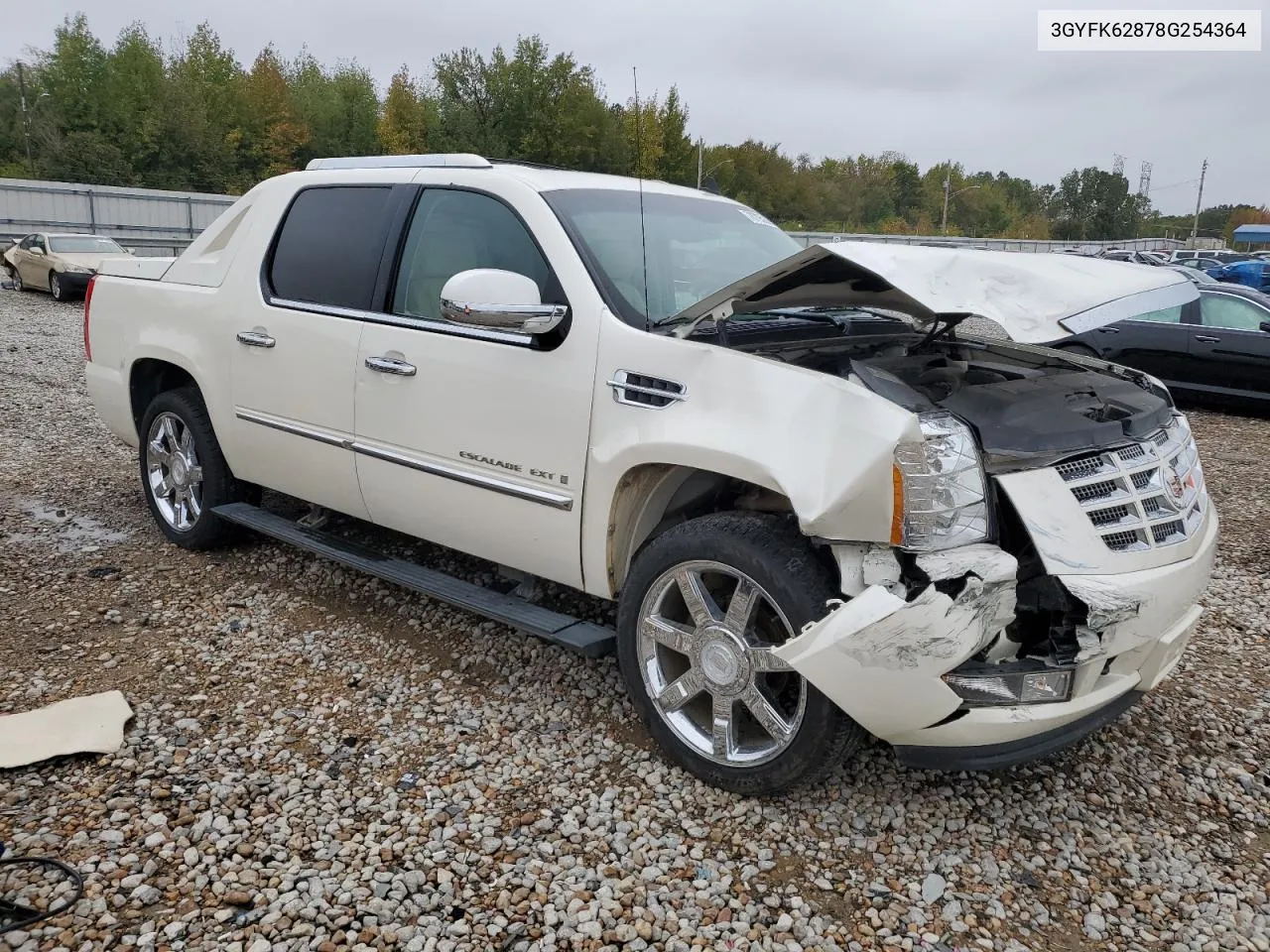 2008 Cadillac Escalade Ext VIN: 3GYFK62878G254364 Lot: 78795374