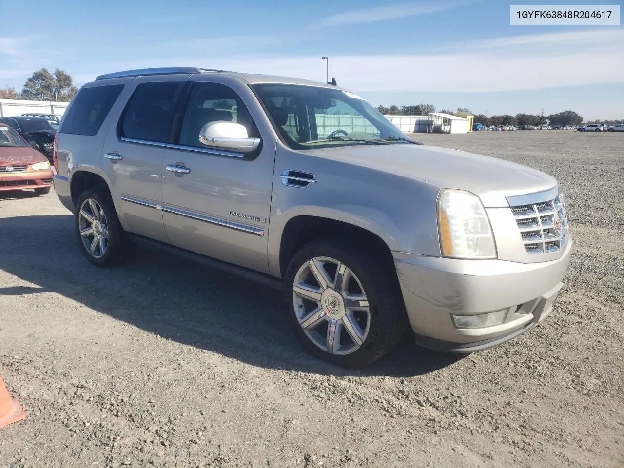 2008 Cadillac Escalade Luxury VIN: 1GYFK63848R204617 Lot: 79267834