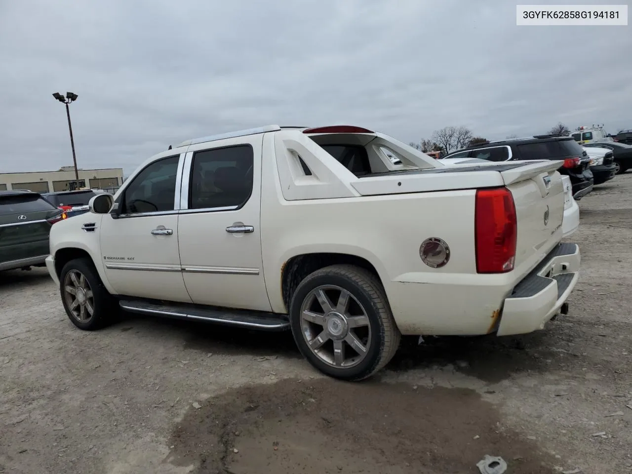 2008 Cadillac Escalade Ext VIN: 3GYFK62858G194181 Lot: 79318884