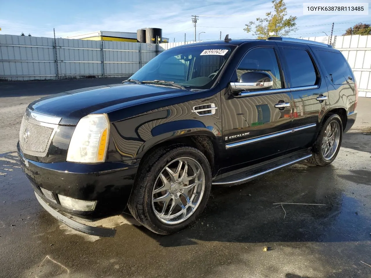 2008 Cadillac Escalade Luxury VIN: 1GYFK63878R113485 Lot: 79320294