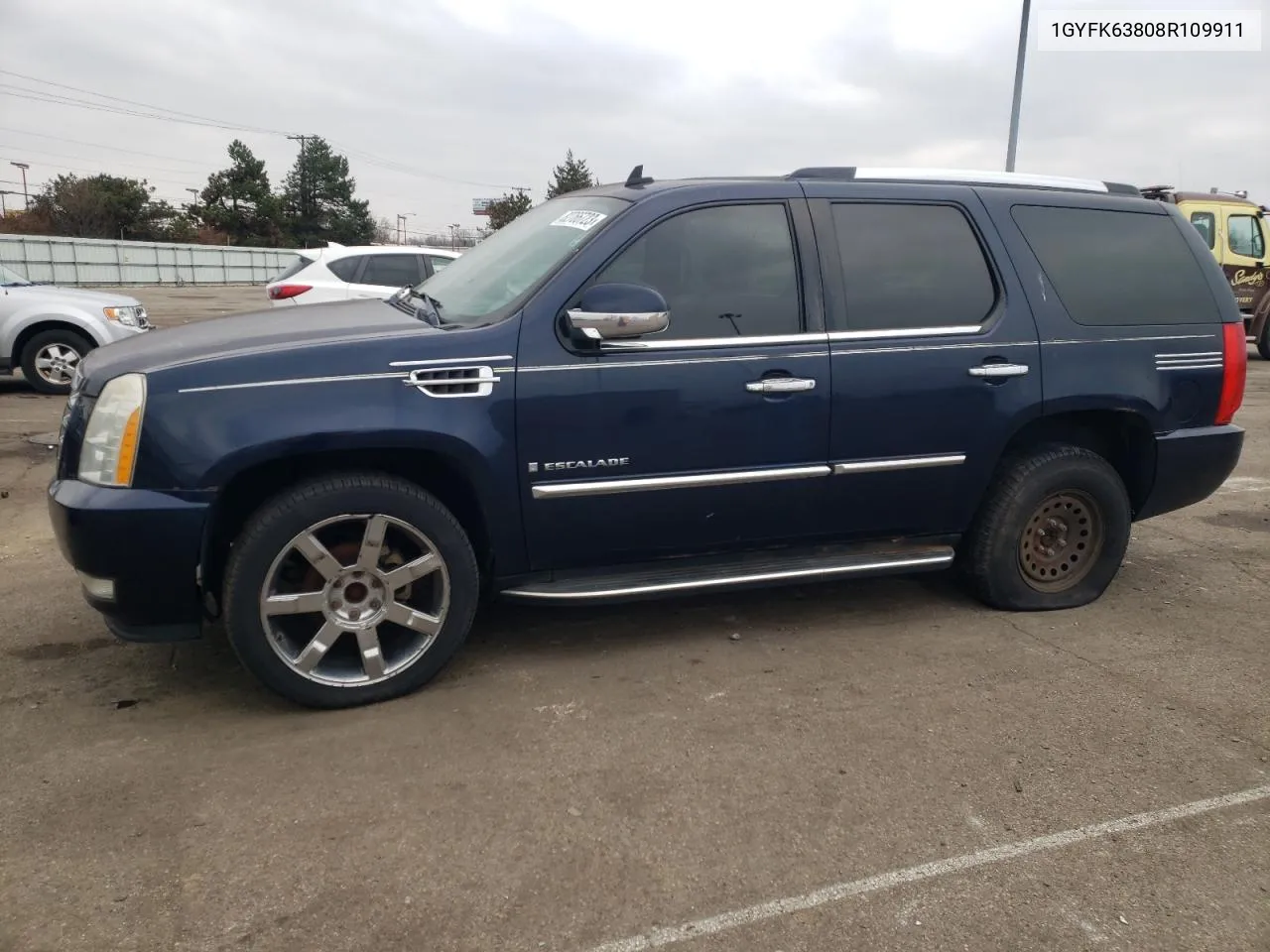 2008 Cadillac Escalade Luxury VIN: 1GYFK63808R109911 Lot: 82766723