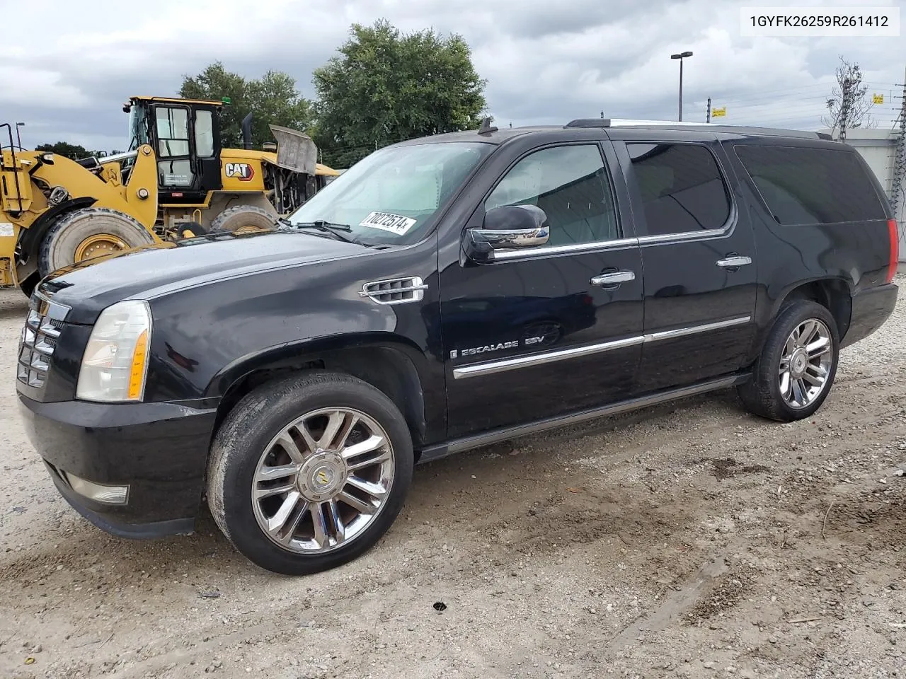 2009 Cadillac Escalade Esv Luxury VIN: 1GYFK26259R261412 Lot: 70272574