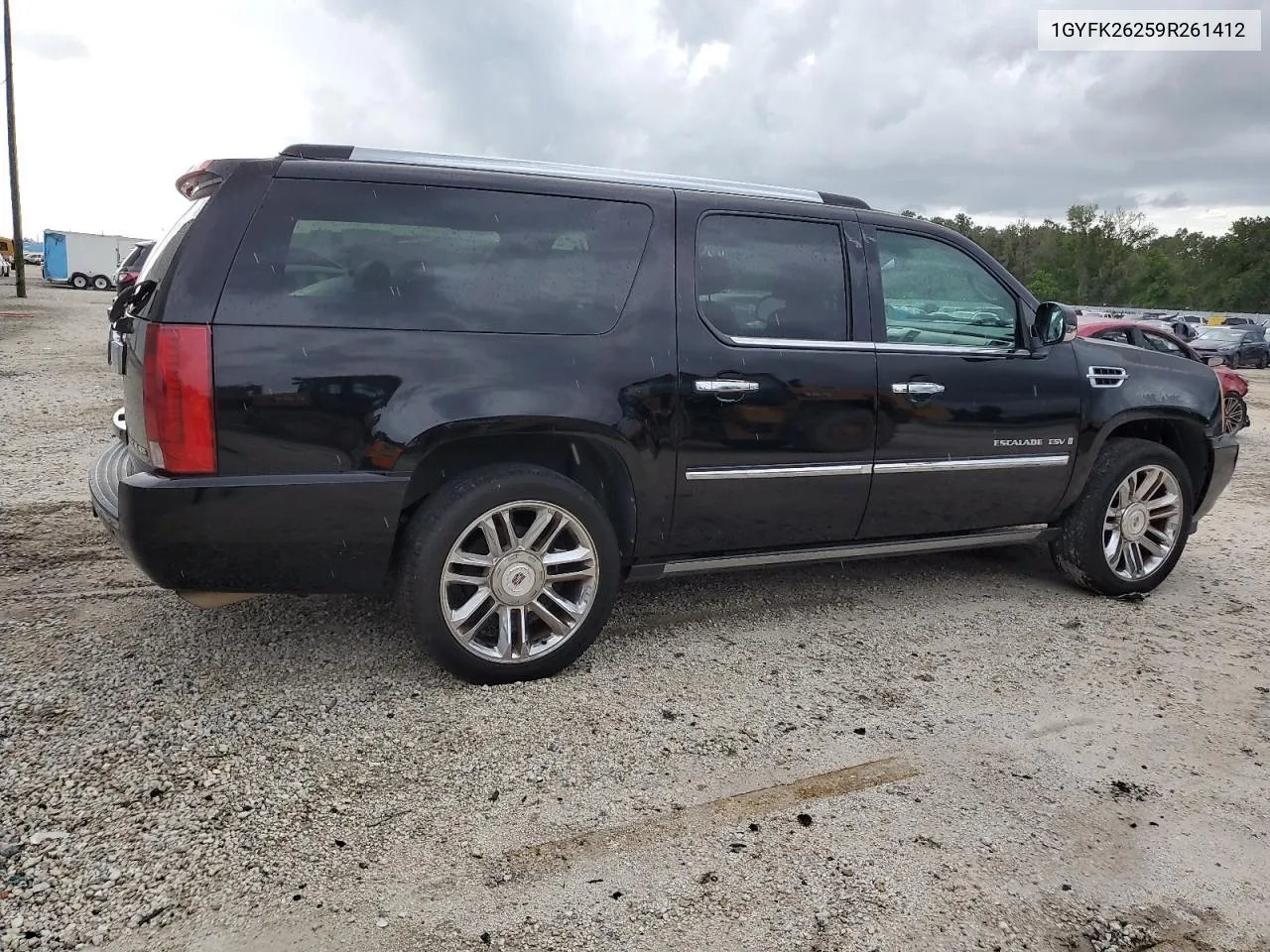 2009 Cadillac Escalade Esv Luxury VIN: 1GYFK26259R261412 Lot: 70272574