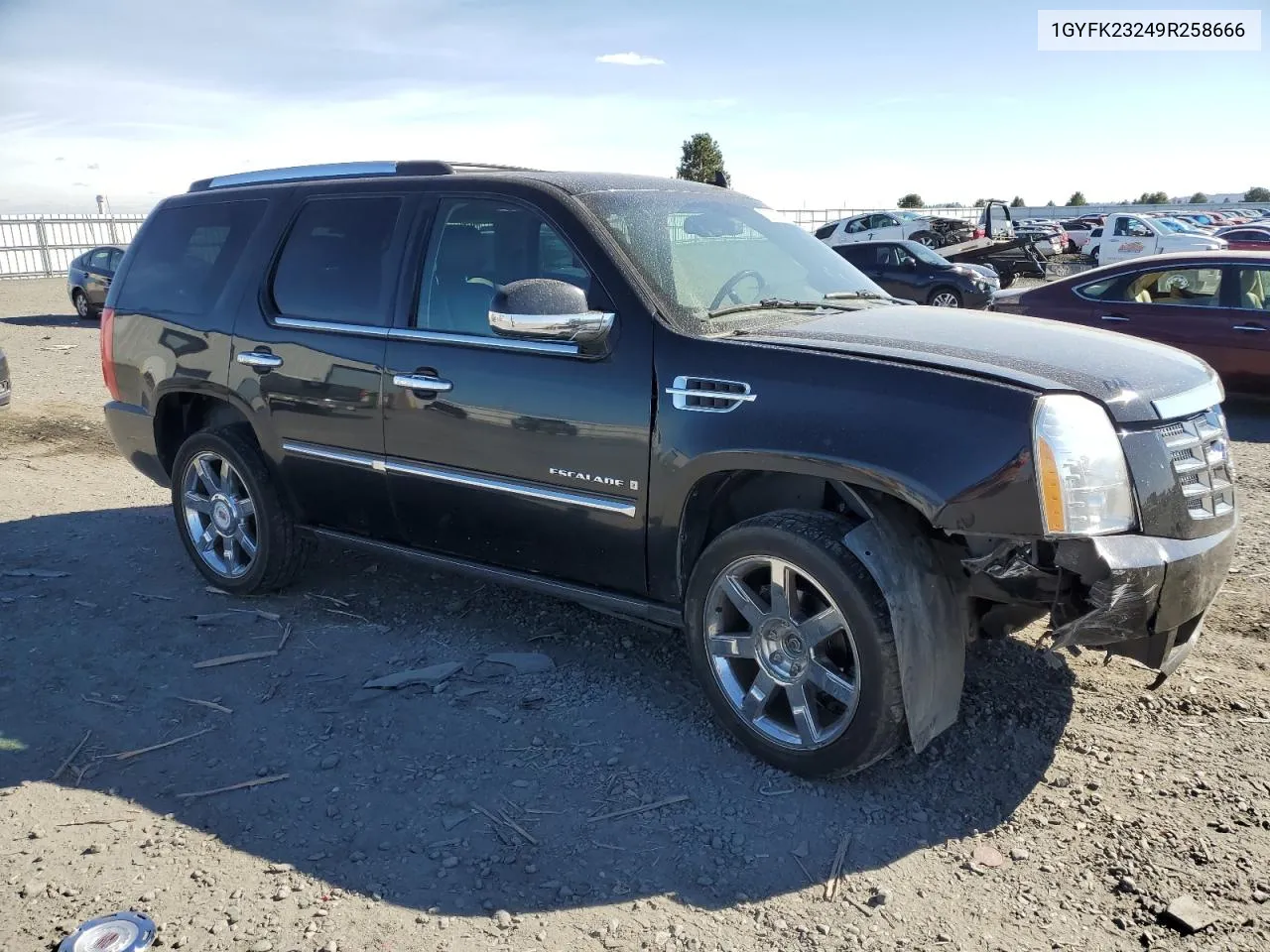 2009 Cadillac Escalade Luxury VIN: 1GYFK23249R258666 Lot: 72274794