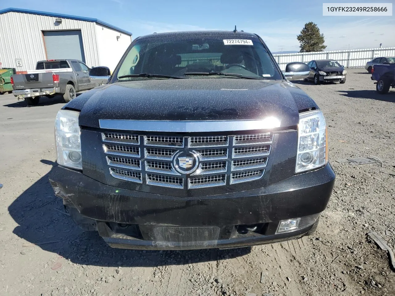 2009 Cadillac Escalade Luxury VIN: 1GYFK23249R258666 Lot: 72274794