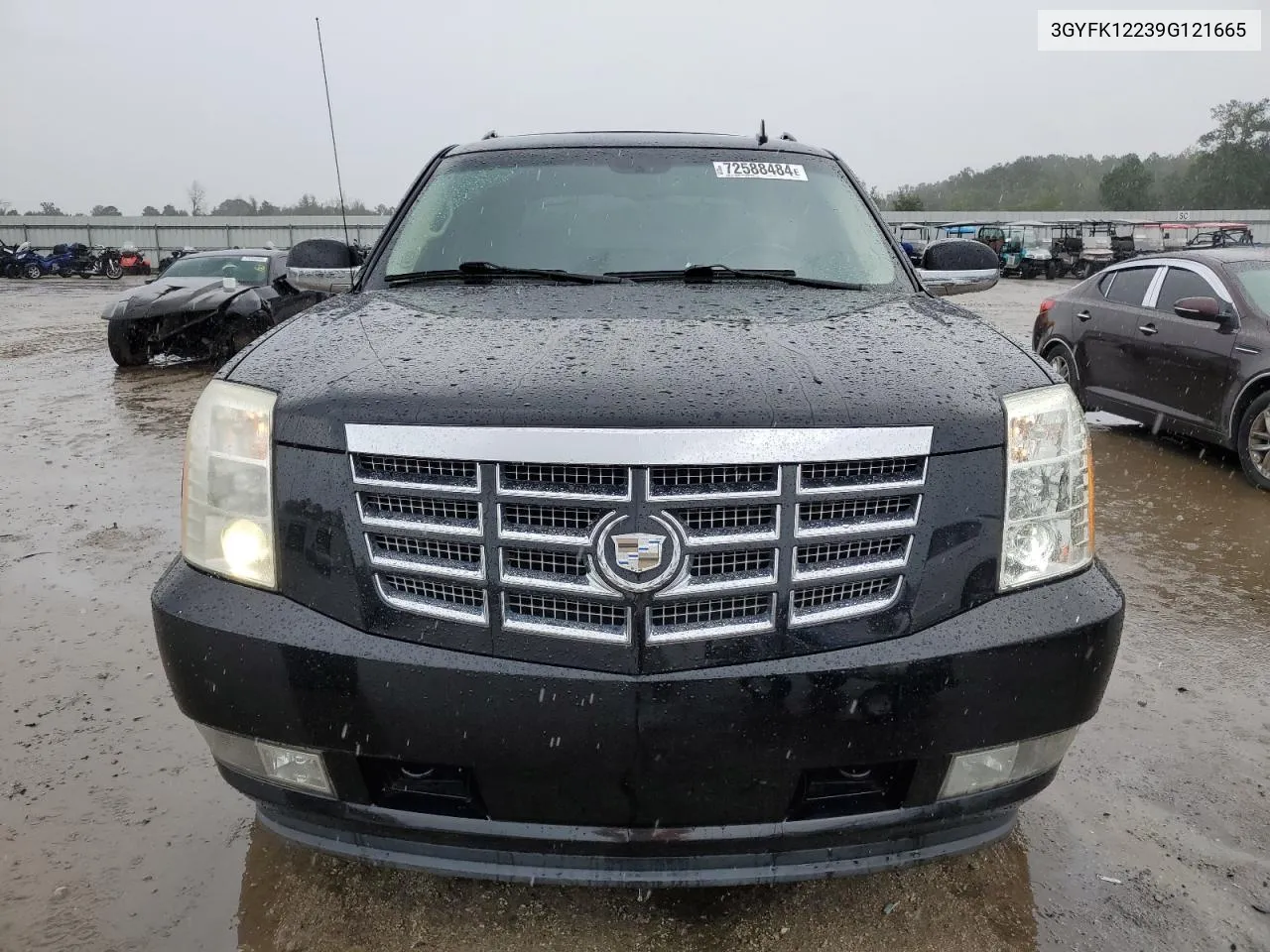 2009 Cadillac Escalade Ext VIN: 3GYFK12239G121665 Lot: 72588484