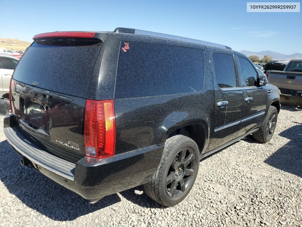 2009 Cadillac Escalade Esv Luxury VIN: 1GYFK26299R259937 Lot: 73212944