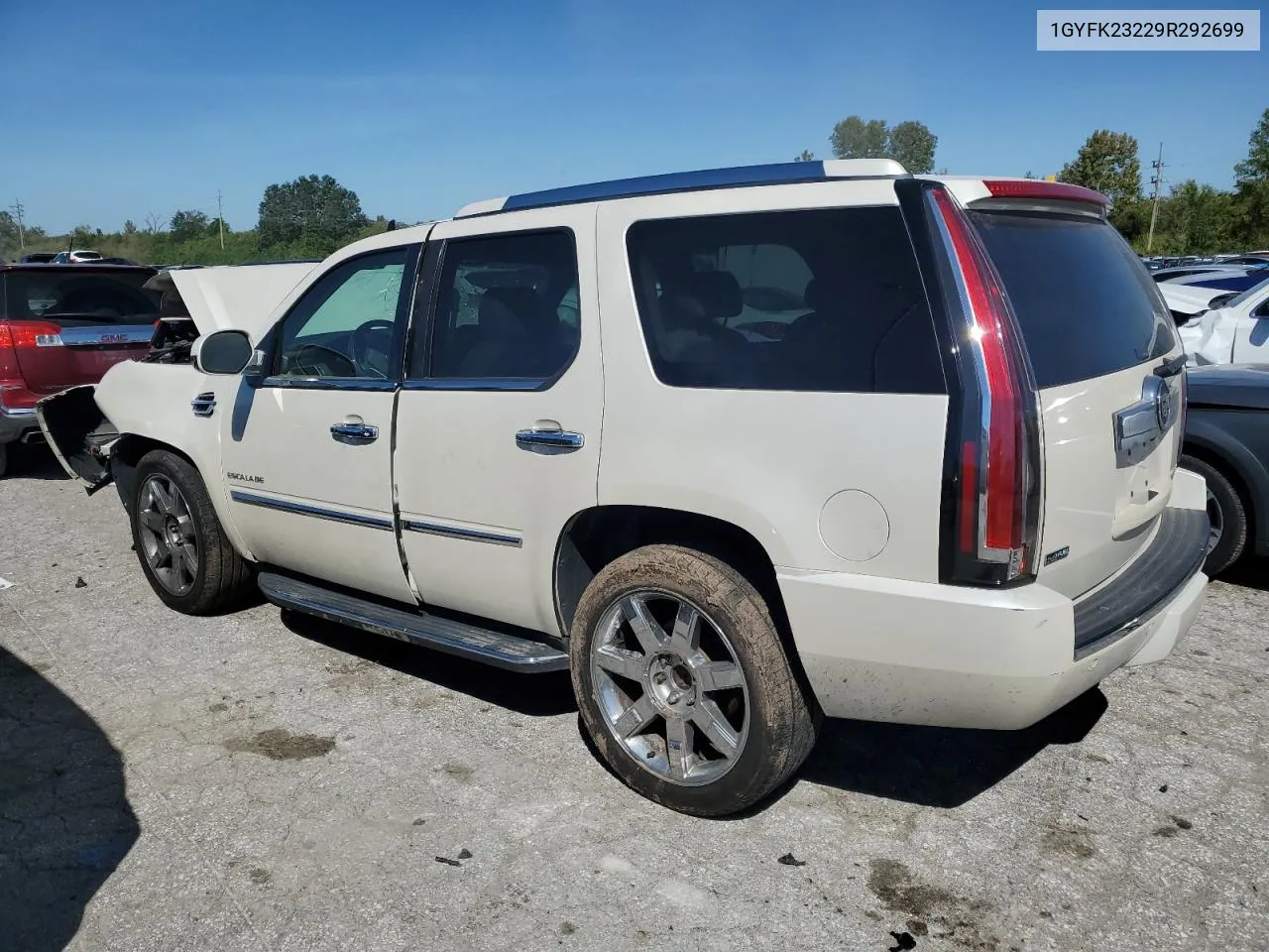 2009 Cadillac Escalade Luxury VIN: 1GYFK23229R292699 Lot: 73671184