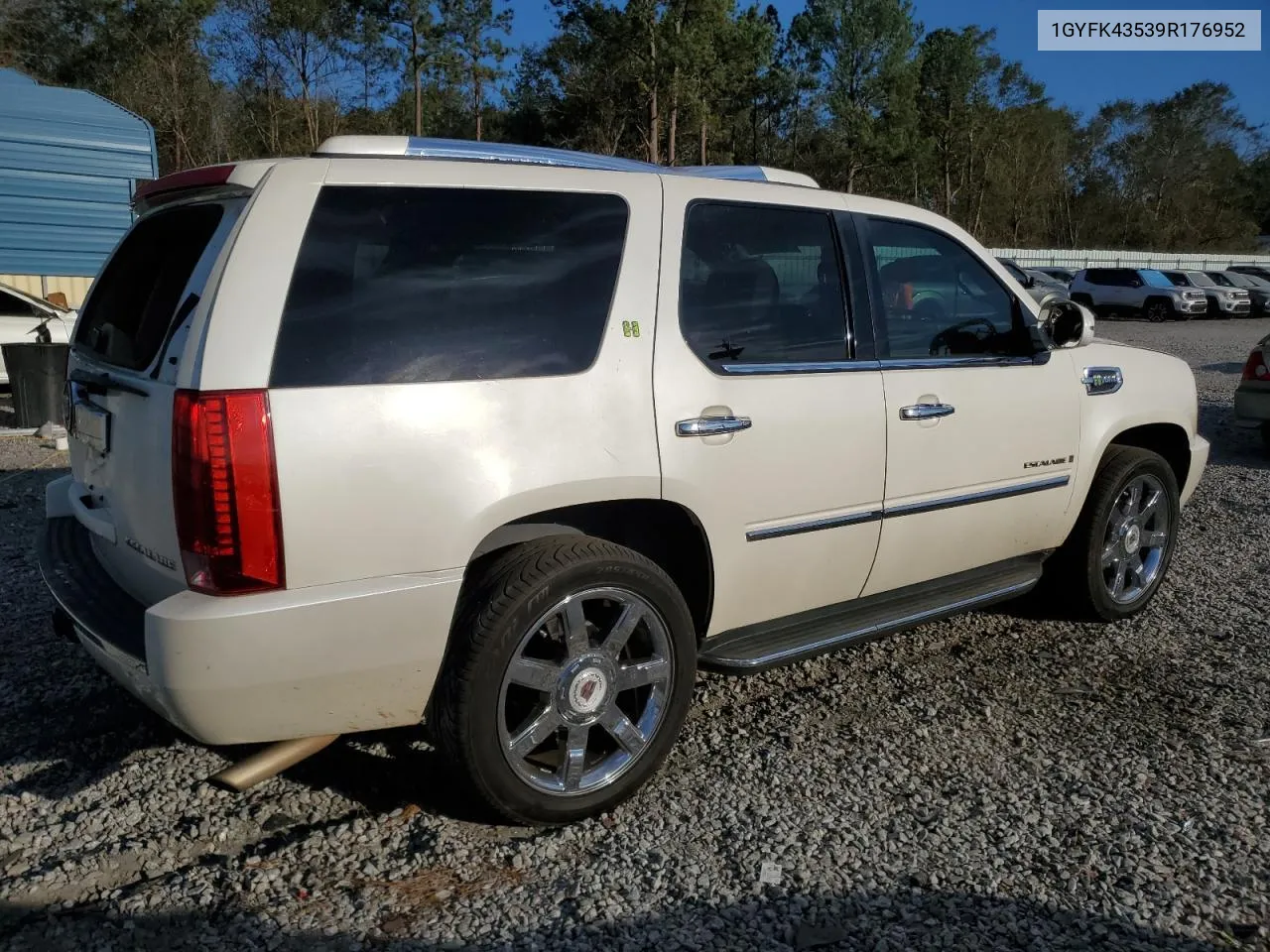 2009 Cadillac Escalade Hybrid VIN: 1GYFK43539R176952 Lot: 74711304