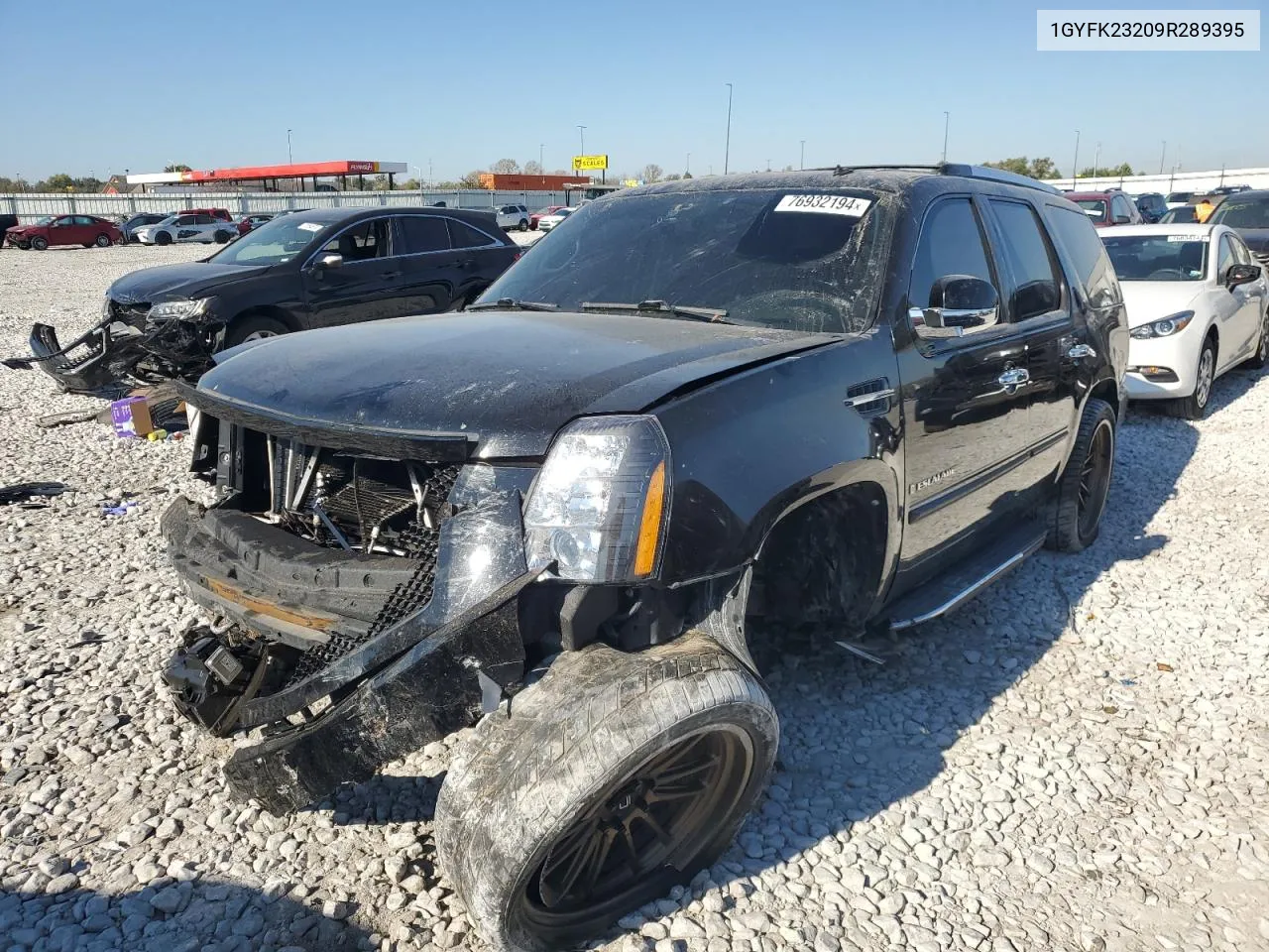 2009 Cadillac Escalade Luxury VIN: 1GYFK23209R289395 Lot: 76932194