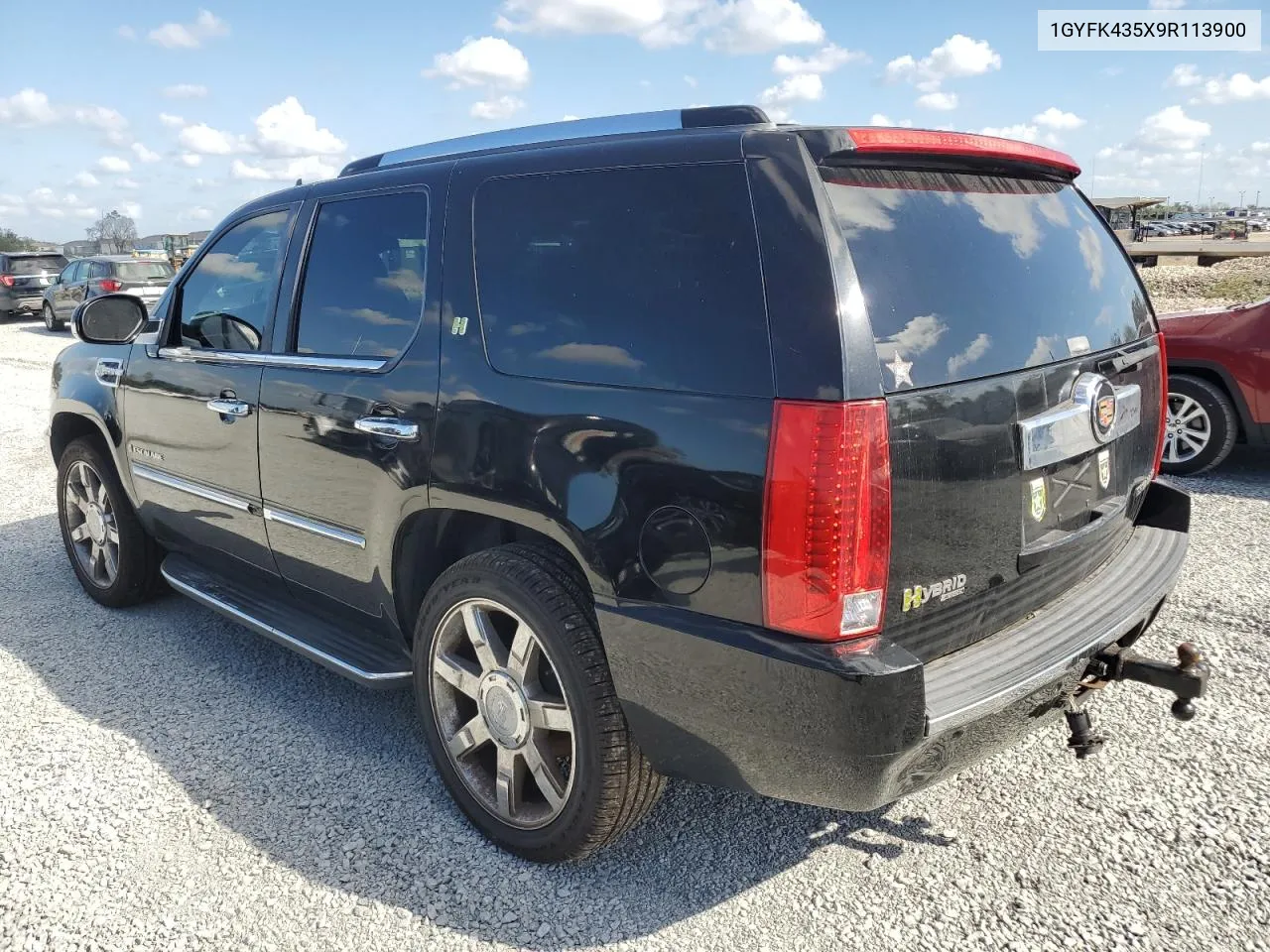 2009 Cadillac Escalade Hybrid VIN: 1GYFK435X9R113900 Lot: 79496024