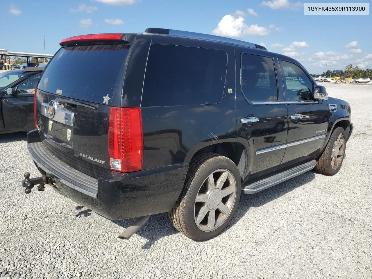 2009 Cadillac Escalade Hybrid VIN: 1GYFK435X9R113900 Lot: 79496024