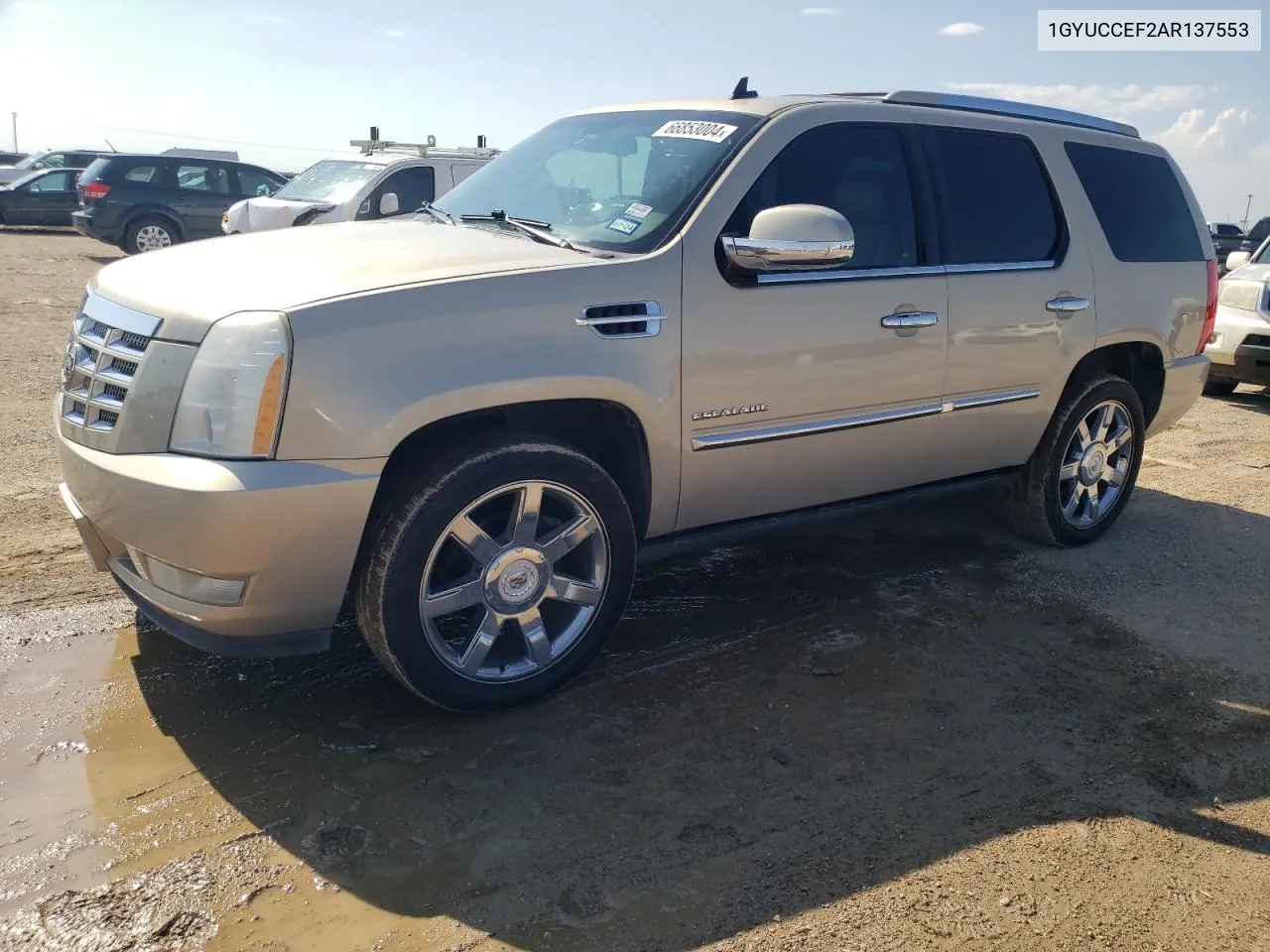 2010 Cadillac Escalade Premium VIN: 1GYUCCEF2AR137553 Lot: 66853004