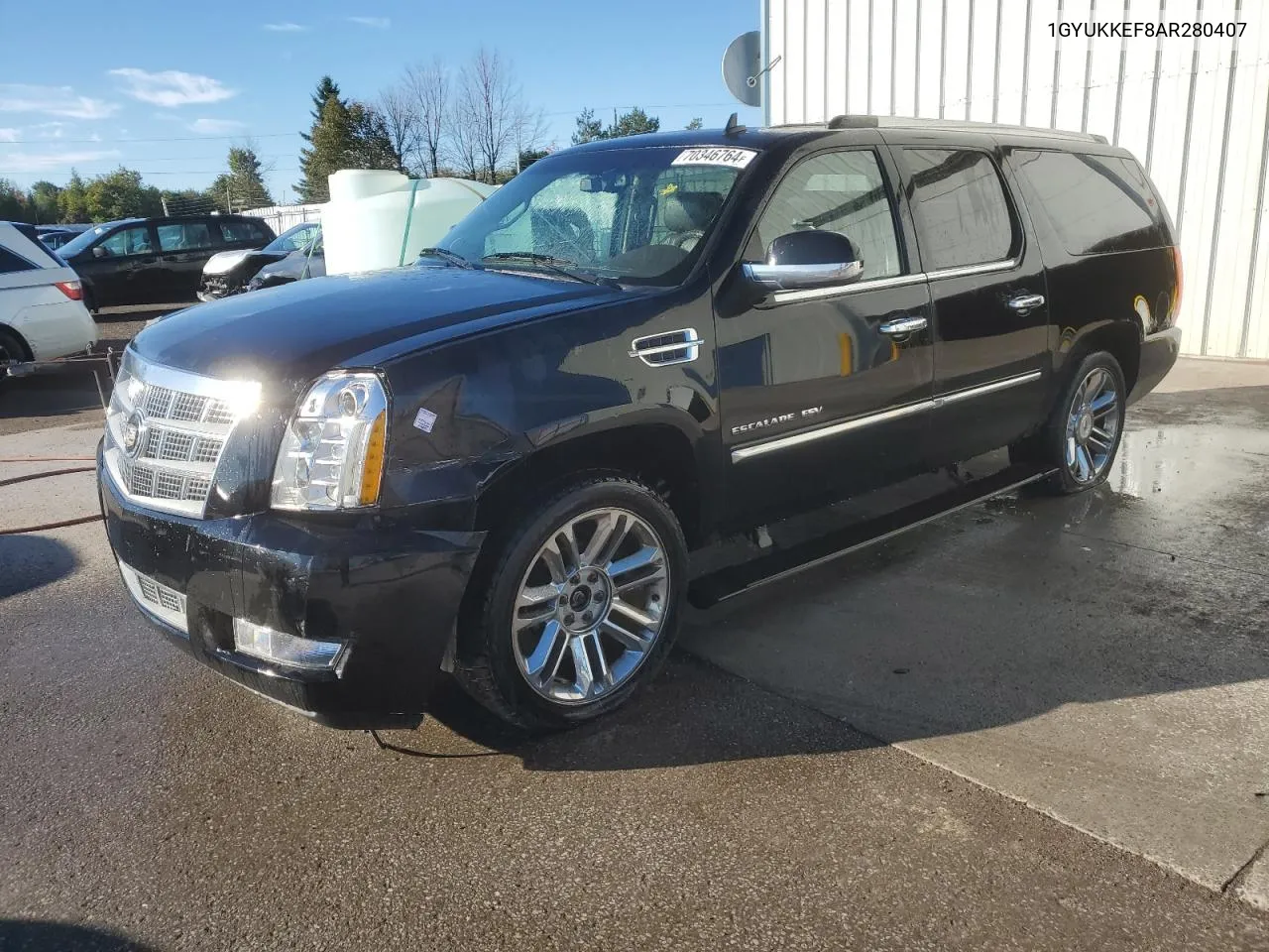 2010 Cadillac Escalade Esv Platinum VIN: 1GYUKKEF8AR280407 Lot: 70346764