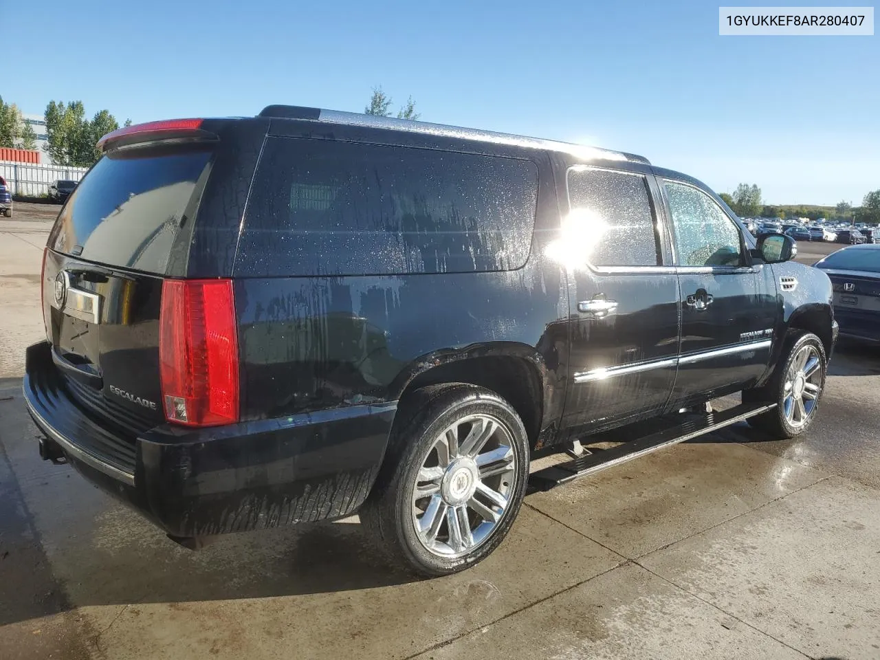 2010 Cadillac Escalade Esv Platinum VIN: 1GYUKKEF8AR280407 Lot: 70346764