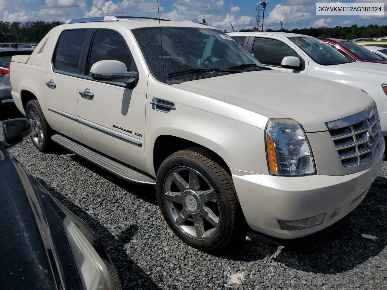 2010 Cadillac Escalade Ext Luxury VIN: 3GYVKMEF2AG181324 Lot: 73859544