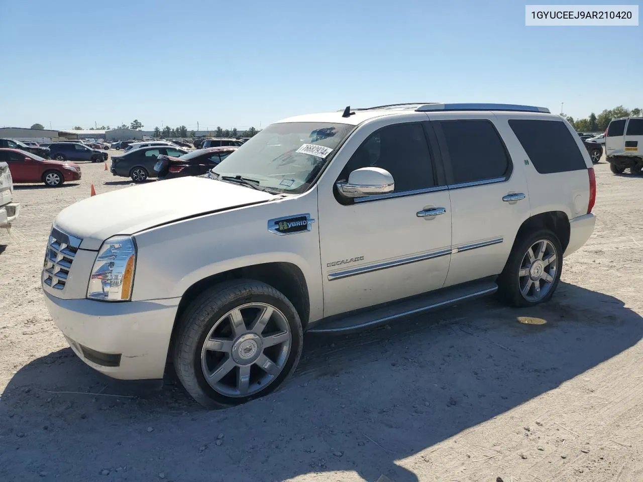 2010 Cadillac Escalade Hybrid VIN: 1GYUCEEJ9AR210420 Lot: 76682934