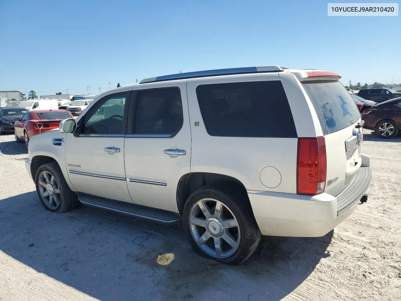 2010 Cadillac Escalade Hybrid VIN: 1GYUCEEJ9AR210420 Lot: 76682934