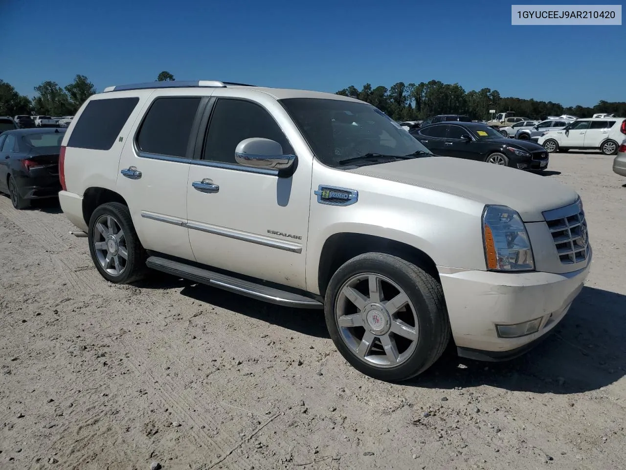 2010 Cadillac Escalade Hybrid VIN: 1GYUCEEJ9AR210420 Lot: 76682934