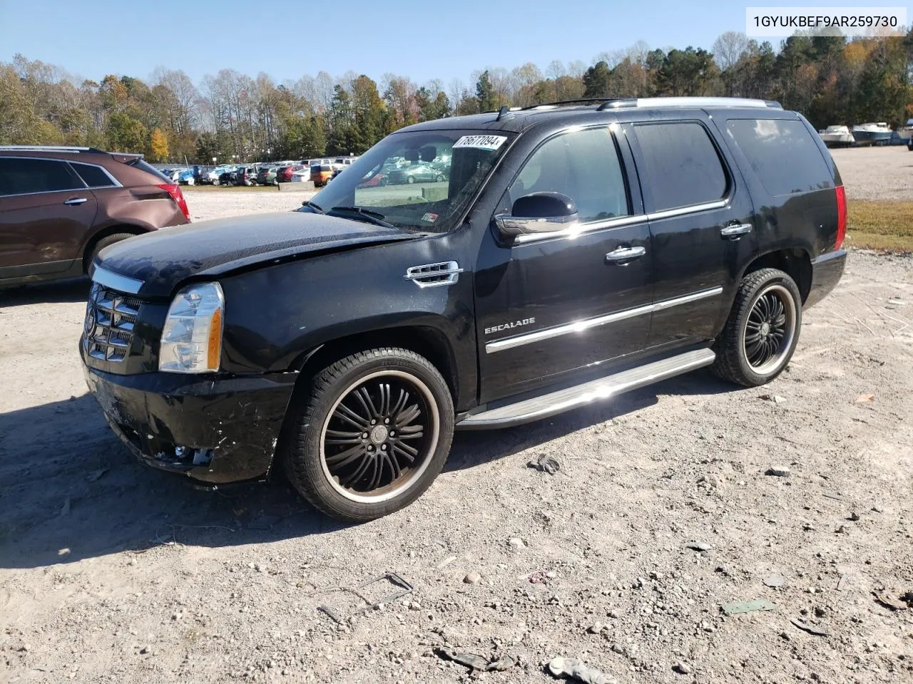 2010 Cadillac Escalade Luxury VIN: 1GYUKBEF9AR259730 Lot: 78677094