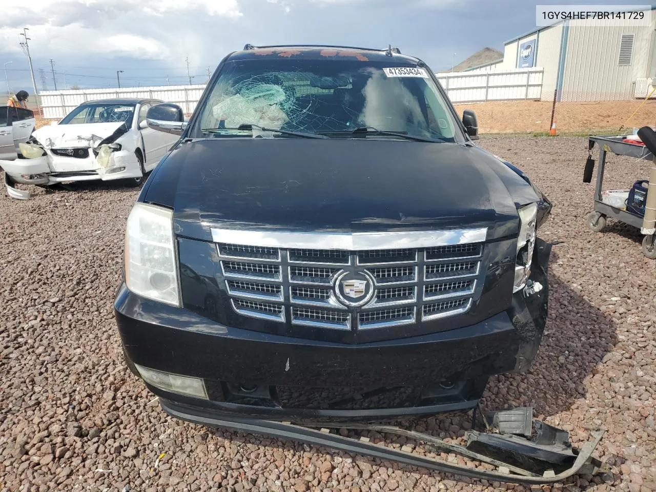 1GYS4HEF7BR141729 2011 Cadillac Escalade Esv Luxury