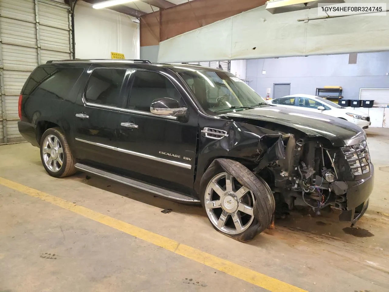 1GYS4HEF0BR324745 2011 Cadillac Escalade Esv Luxury