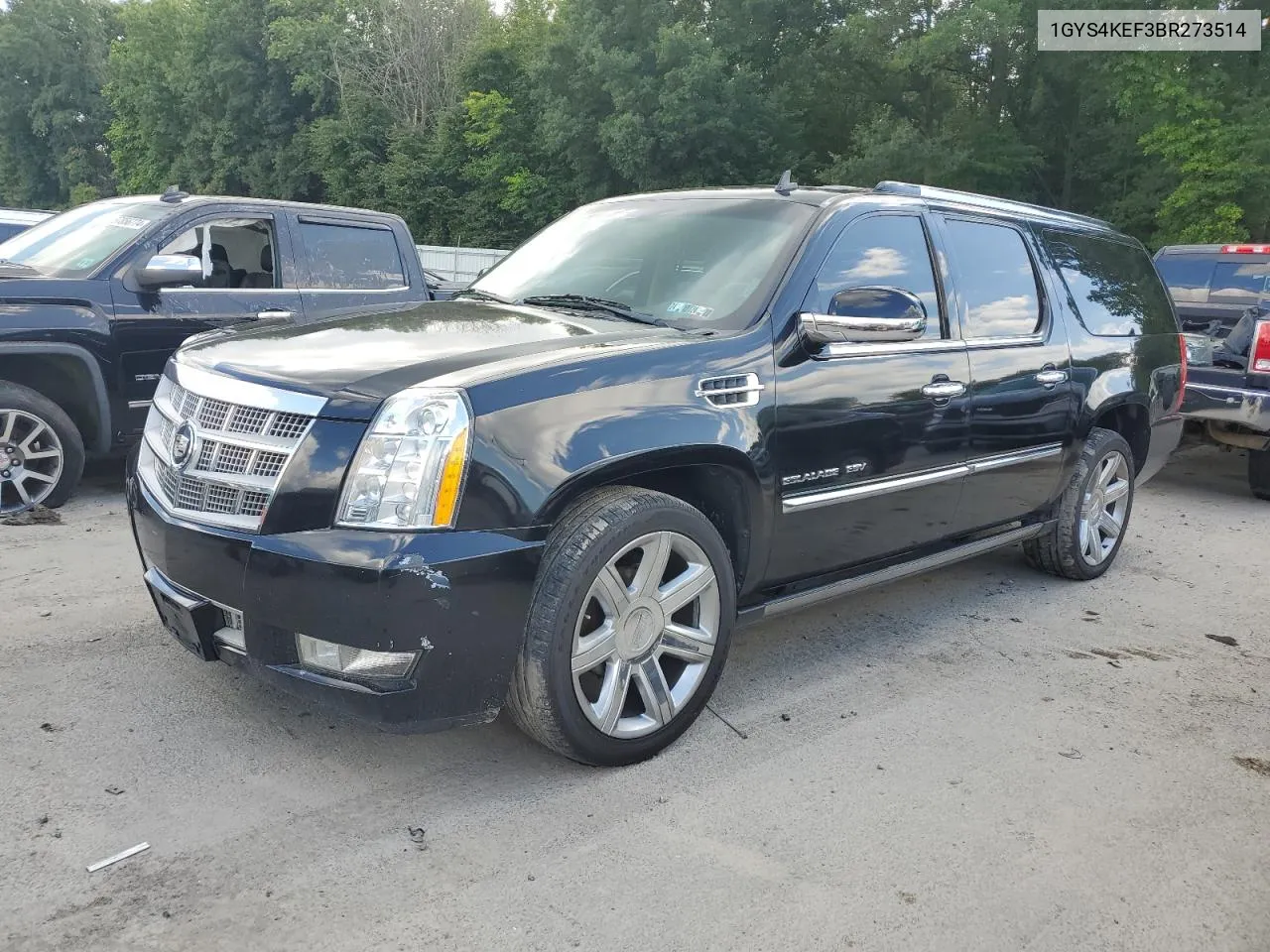 2011 Cadillac Escalade Esv Platinum VIN: 1GYS4KEF3BR273514 Lot: 66936294