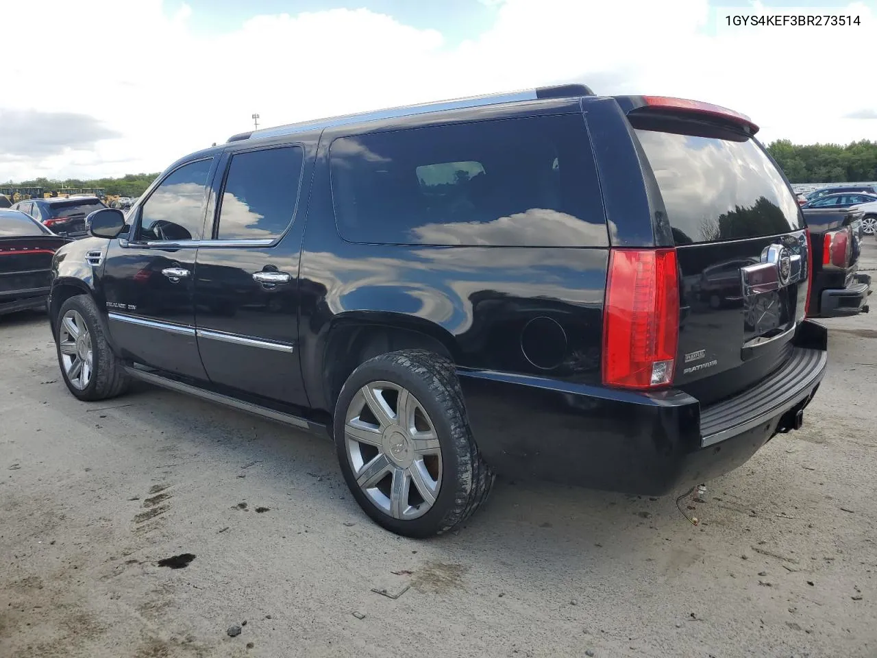 2011 Cadillac Escalade Esv Platinum VIN: 1GYS4KEF3BR273514 Lot: 66936294