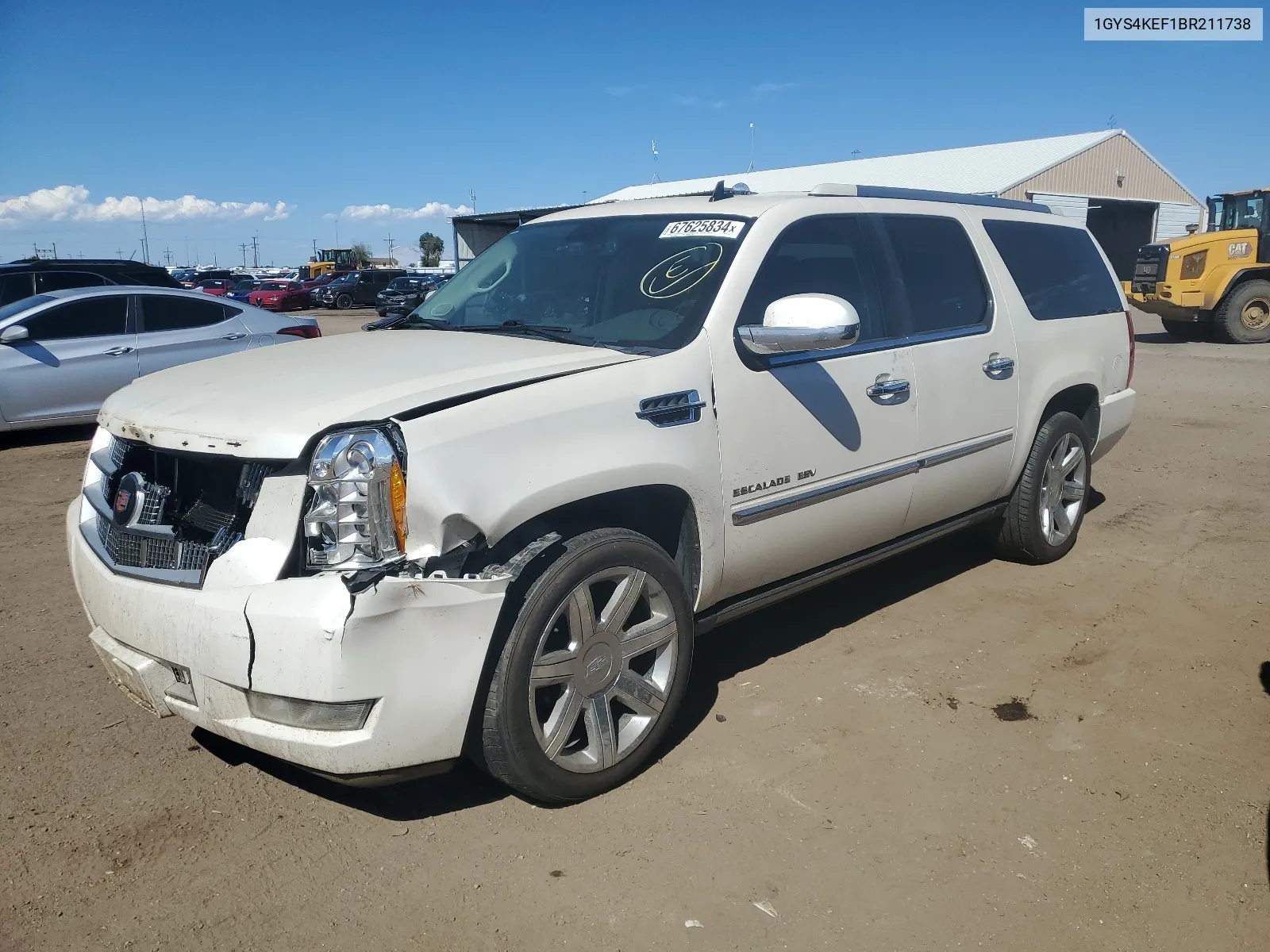 2011 Cadillac Escalade Esv Platinum VIN: 1GYS4KEF1BR211738 Lot: 67625834