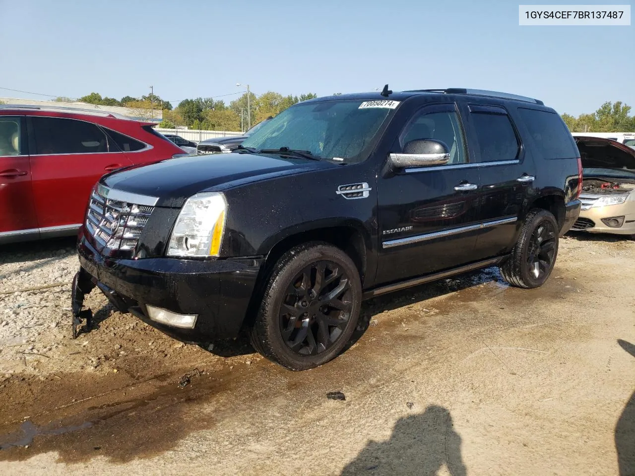 2011 Cadillac Escalade Premium VIN: 1GYS4CEF7BR137487 Lot: 70050274