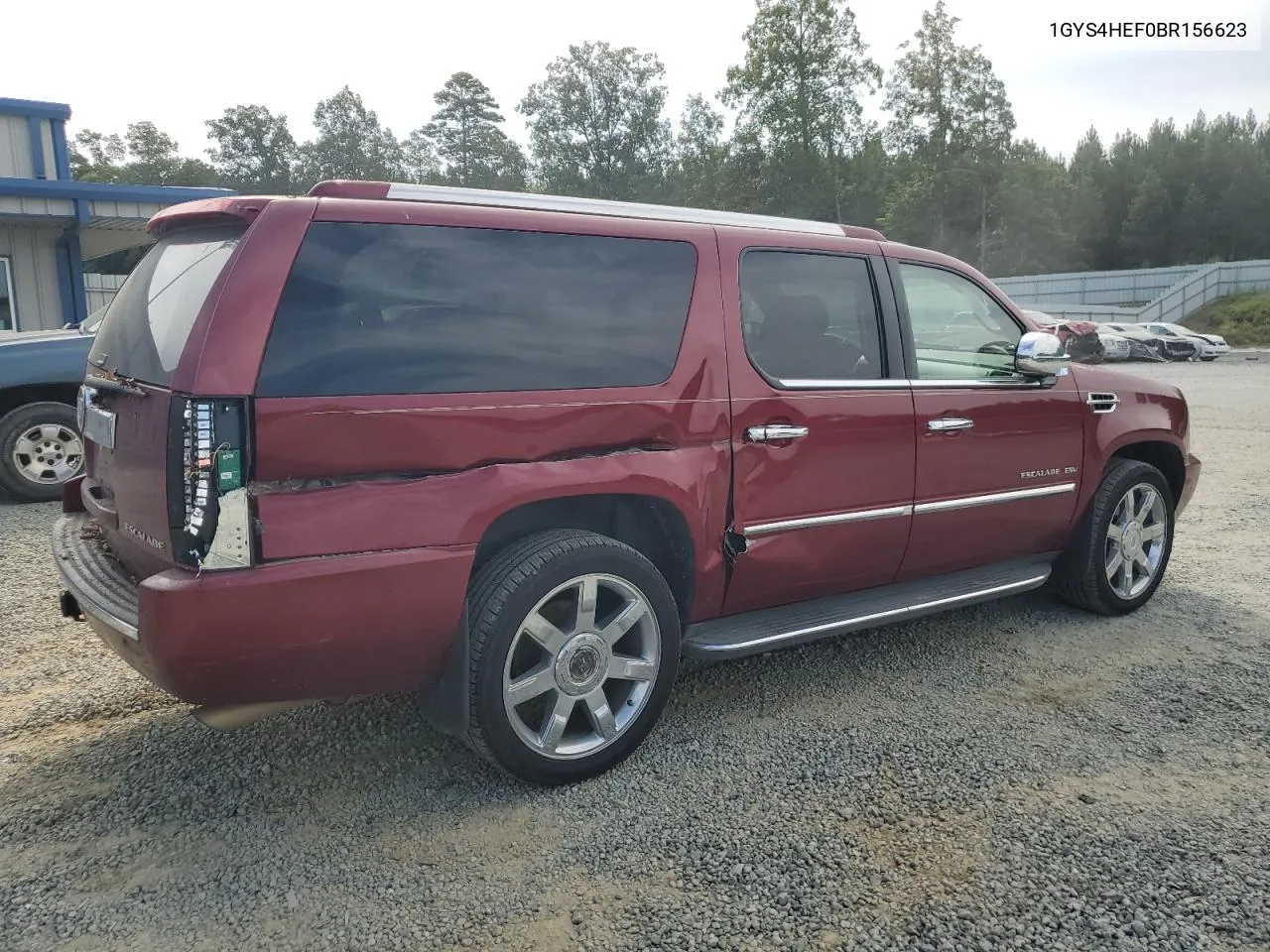 2011 Cadillac Escalade Esv Luxury VIN: 1GYS4HEF0BR156623 Lot: 71173024