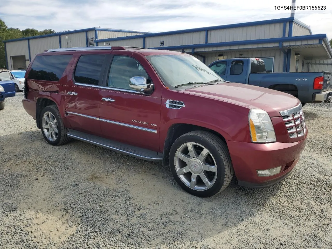 2011 Cadillac Escalade Esv Luxury VIN: 1GYS4HEF0BR156623 Lot: 71173024