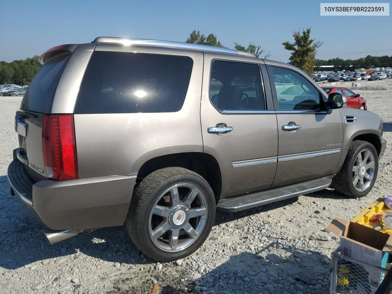 2011 Cadillac Escalade Luxury VIN: 1GYS3BEF9BR223591 Lot: 72508614