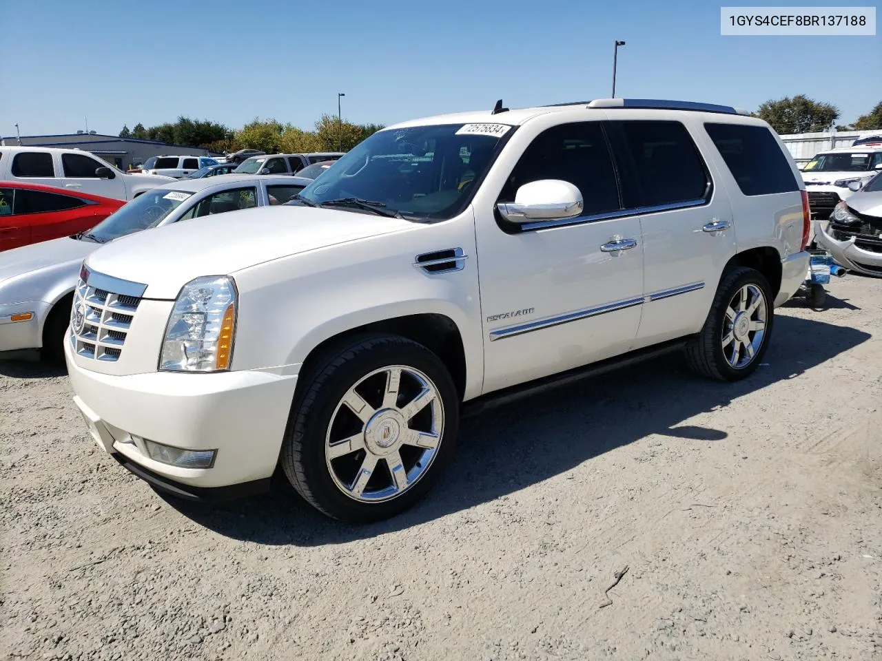 1GYS4CEF8BR137188 2011 Cadillac Escalade Premium