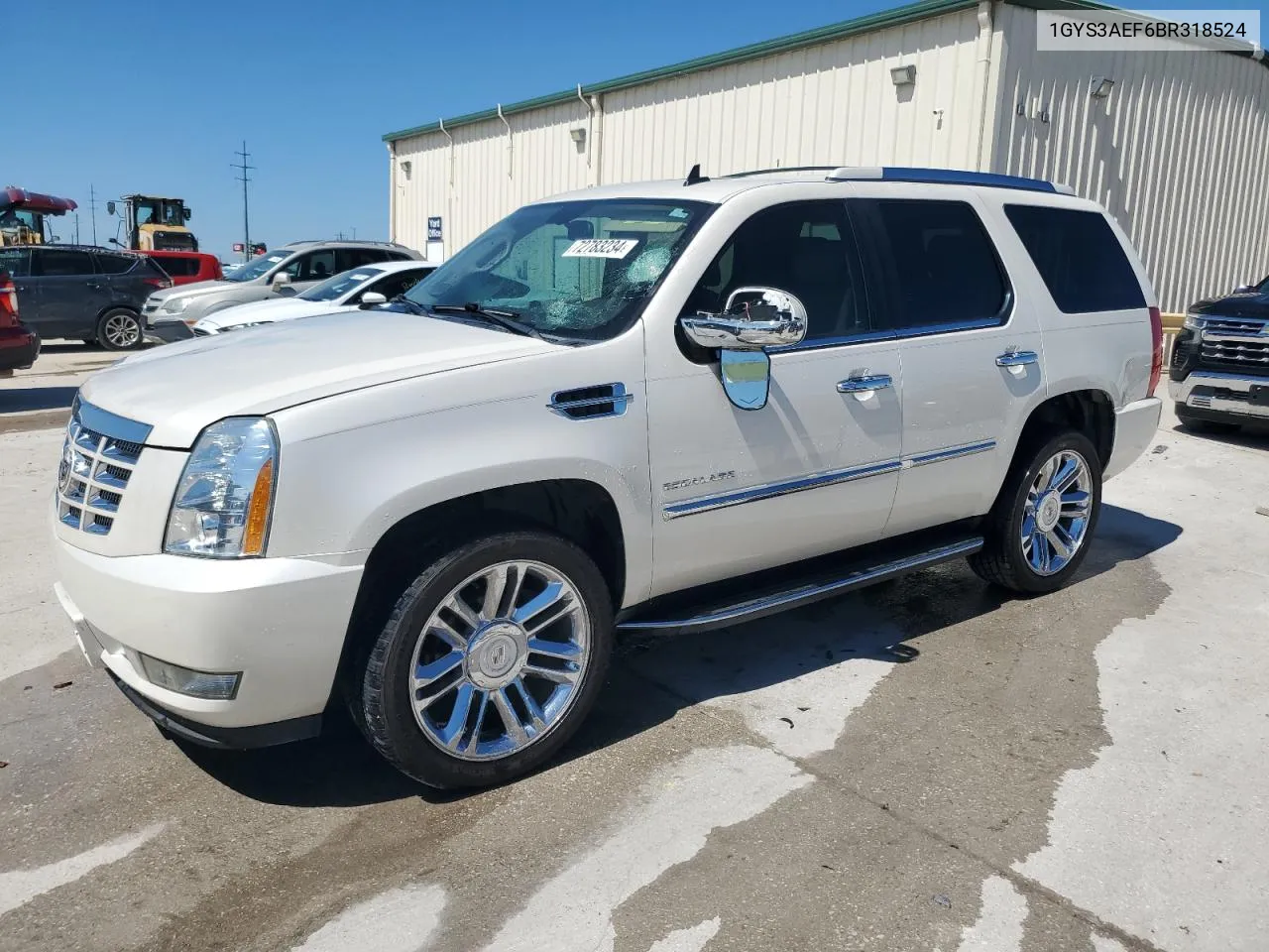 1GYS3AEF6BR318524 2011 Cadillac Escalade