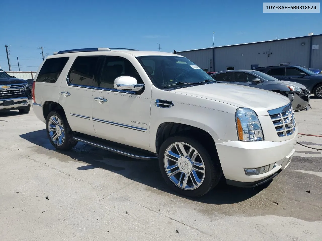 2011 Cadillac Escalade VIN: 1GYS3AEF6BR318524 Lot: 72783234