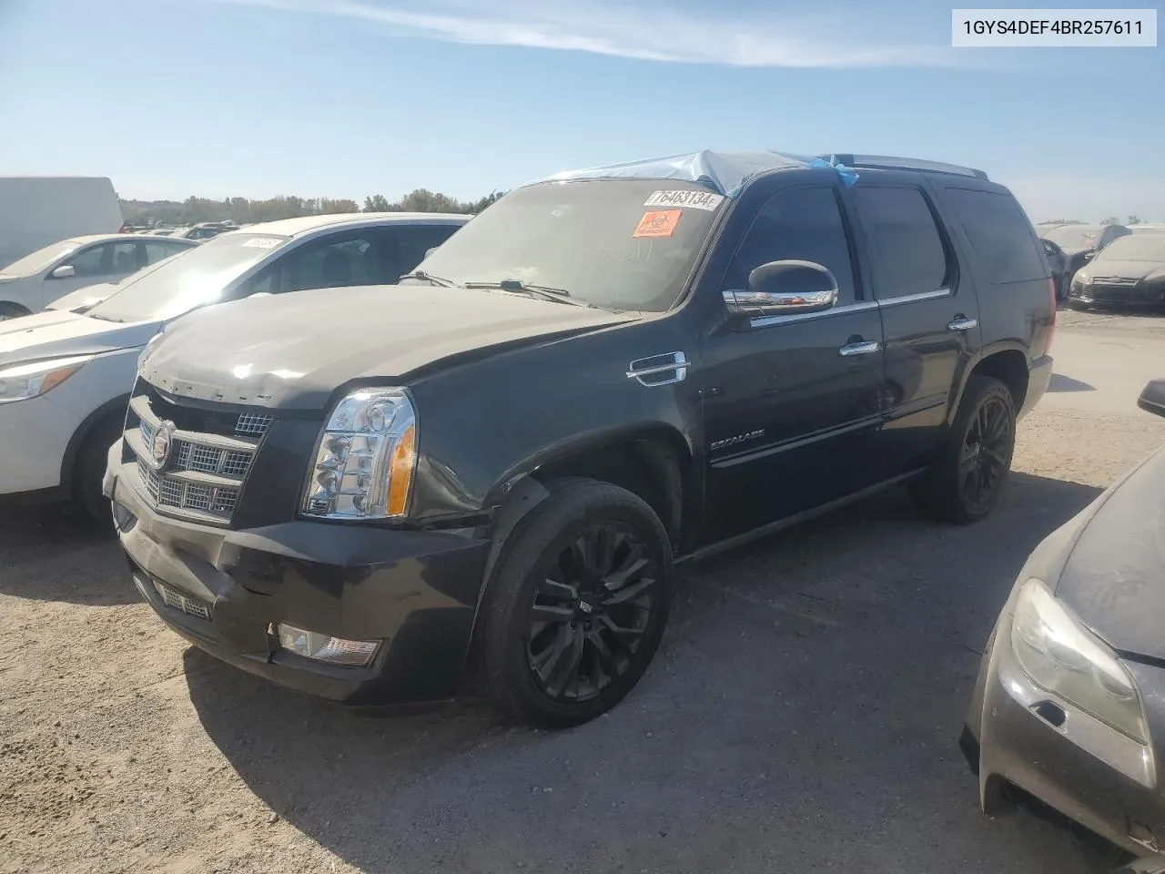 2011 Cadillac Escalade Platinum VIN: 1GYS4DEF4BR257611 Lot: 76463134