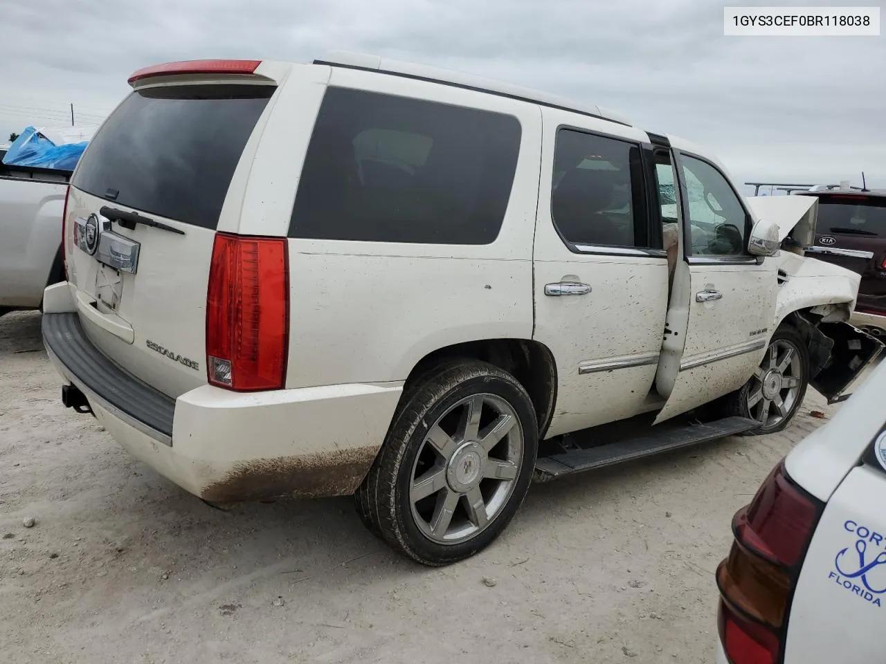 2011 Cadillac Escalade Premium VIN: 1GYS3CEF0BR118038 Lot: 76524504