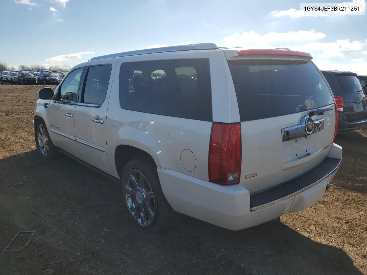 2011 Cadillac Escalade Esv Premium VIN: 1GYS4JEF3BR211251 Lot: 78632244