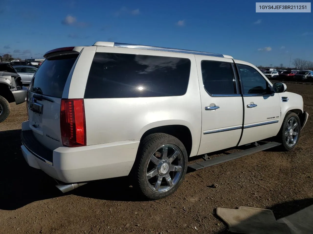 2011 Cadillac Escalade Esv Premium VIN: 1GYS4JEF3BR211251 Lot: 78632244