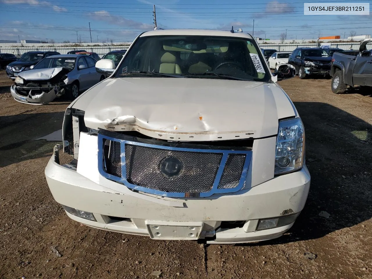 2011 Cadillac Escalade Esv Premium VIN: 1GYS4JEF3BR211251 Lot: 78632244