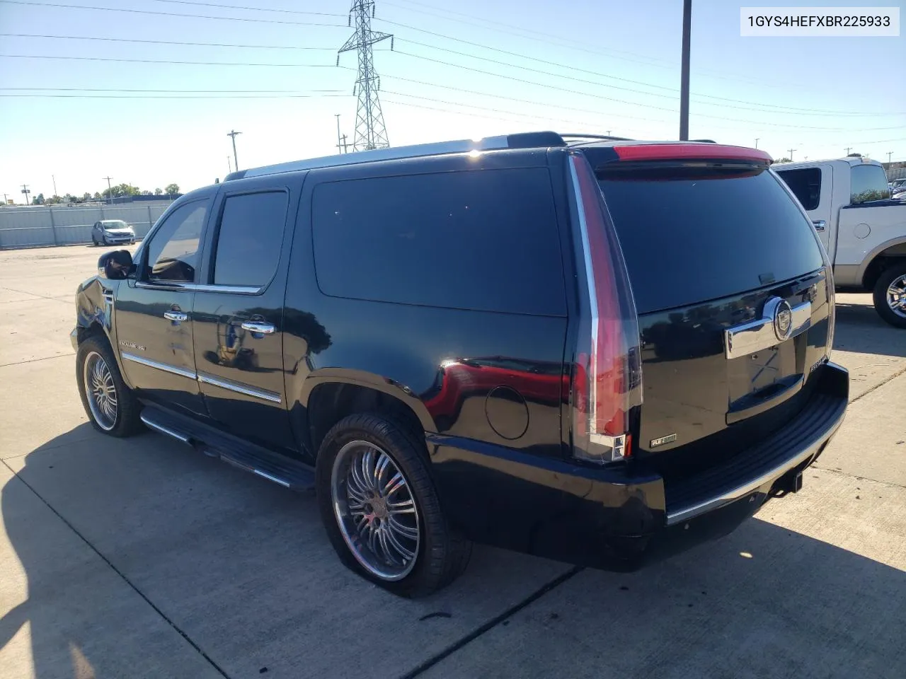 2011 Cadillac Escalade Esv Luxury VIN: 1GYS4HEFXBR225933 Lot: 78865184