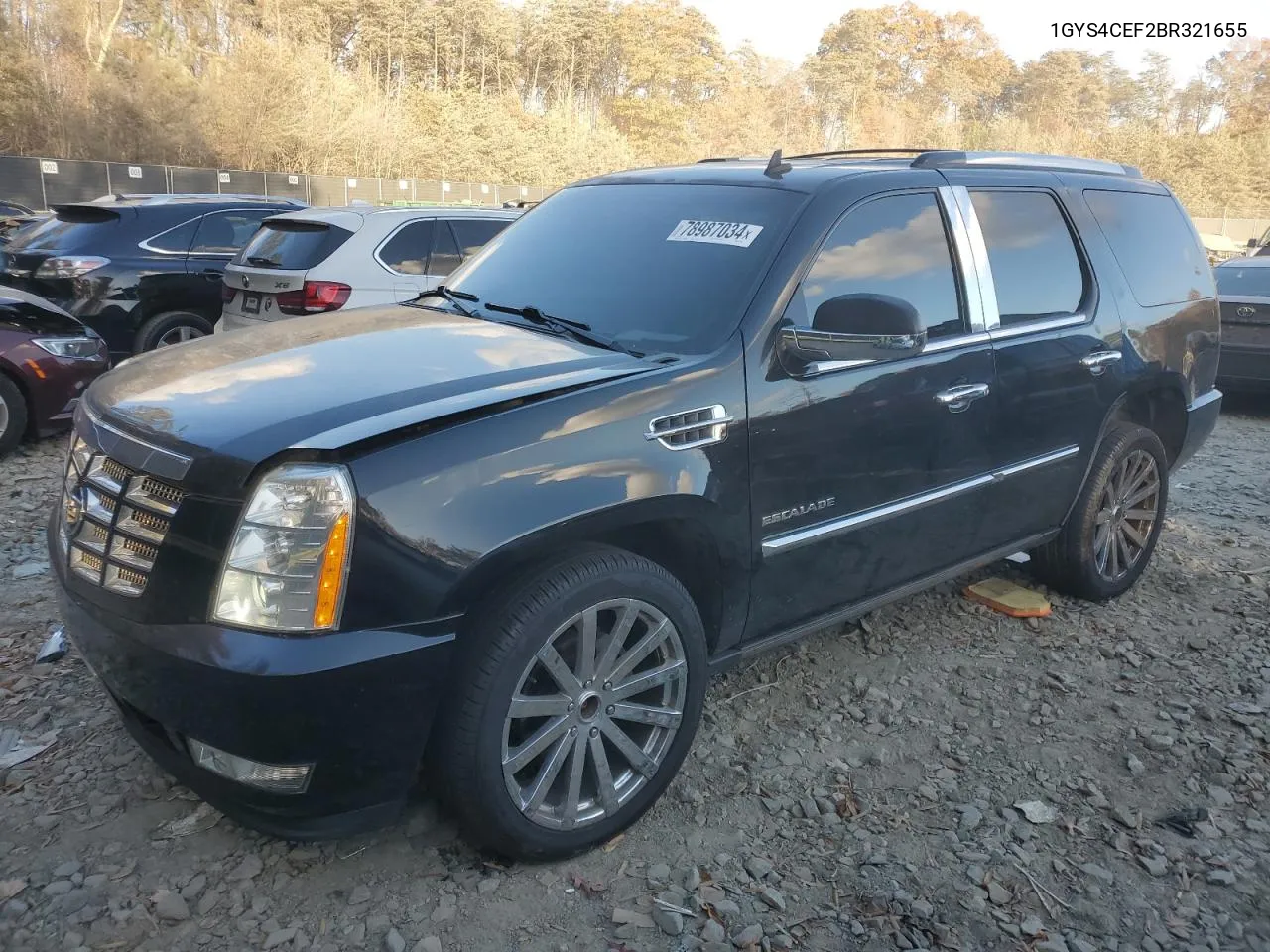 2011 Cadillac Escalade Premium VIN: 1GYS4CEF2BR321655 Lot: 78987034