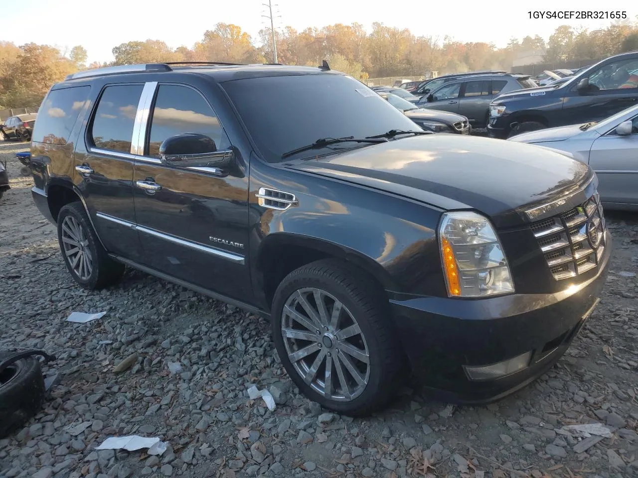 2011 Cadillac Escalade Premium VIN: 1GYS4CEF2BR321655 Lot: 78987034