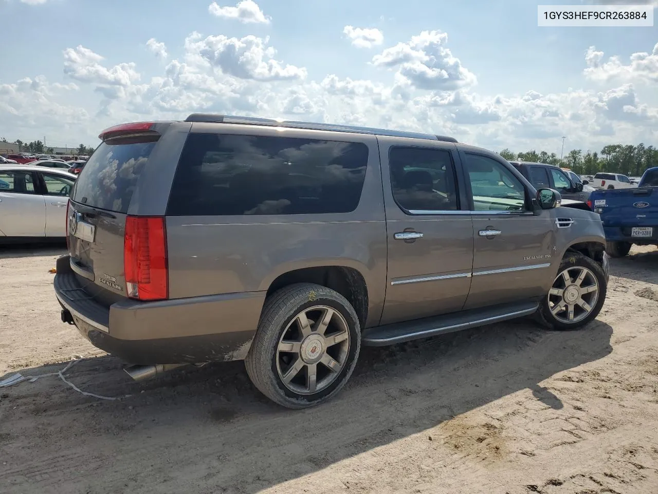 2012 Cadillac Escalade Esv Luxury VIN: 1GYS3HEF9CR263884 Lot: 71485034